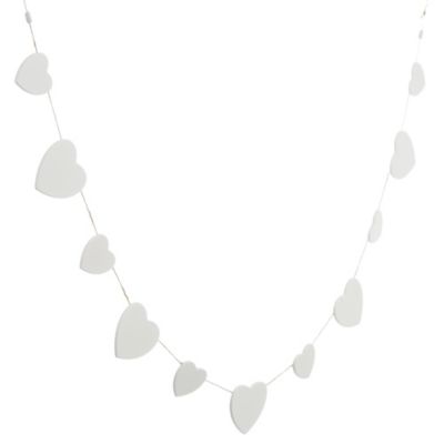 Tu White Heart Bunting