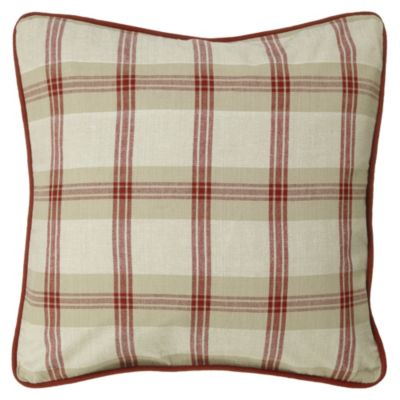 Tu Red Check Cushion