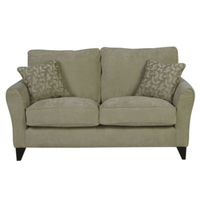 Cambourne Regular Linen Sofa with Mink Scatter Cushions