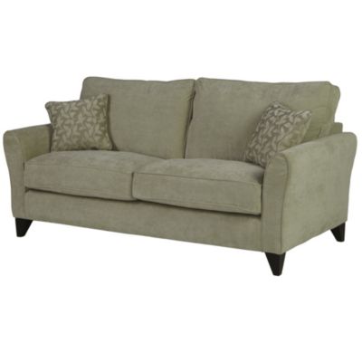 Cambourne Large Linen Sofa with Mink Scatter Cushions