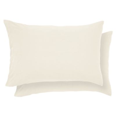 Tu Cream Jersey Pillowcase Pair