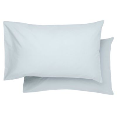 Tu Non-iron Country Blue Pillowcase Pair