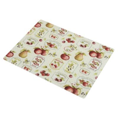 Fruit Labels Glass Worktop Saver