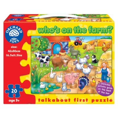 Orchard Toys Who's on the Farm 20-piece Jigsaw Puzzle
