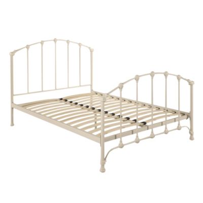 Warwick White Metal Double Bedstead