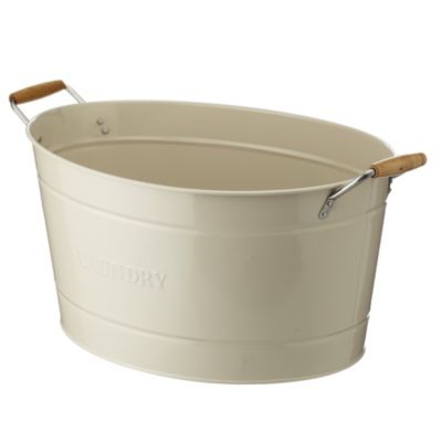 Sainsbury's Country Enamel Laundry Basket