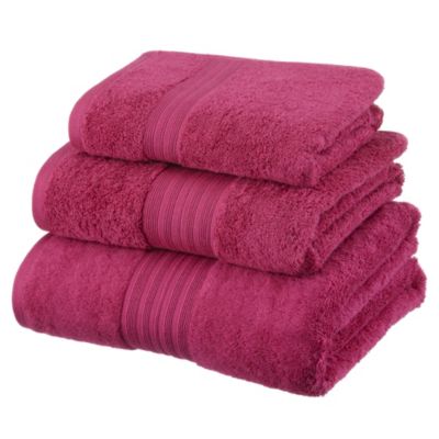 Sainsbury's Cerise Egyptian Cotton Towel