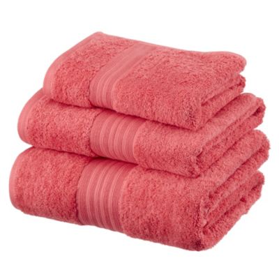 Sainsbury's Coral Egyptian Cotton Towel