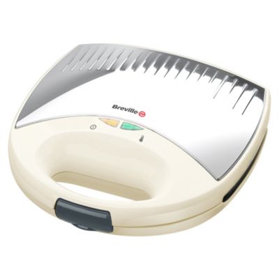 Breville VST039 Cream Stainless Steel 2-slice Sandwich Toaster