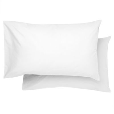 Tu White Cotton-rich Pillowcase Pair