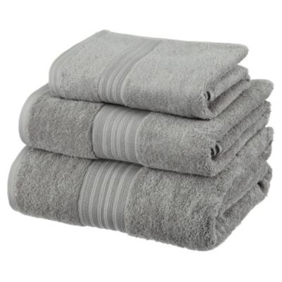 Sainsbury's Smoke Egyptian Cotton Towel