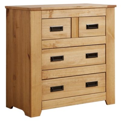 Charlbury Pine 2+2 Drawer Chest of Drawers