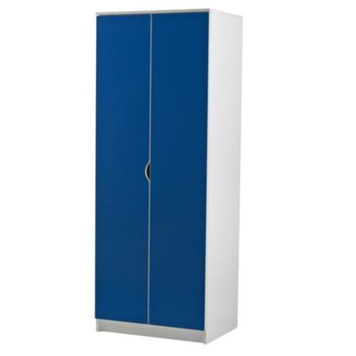 Aston Blue 2-door Wardrobe