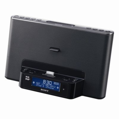 Sony XDRDS16IP.CEK iPhone/iPod Speaker Dock with Clock Radio Function DAB Enabled