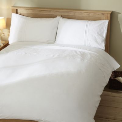 Tu White Vintage Lace Bed Linen Set
