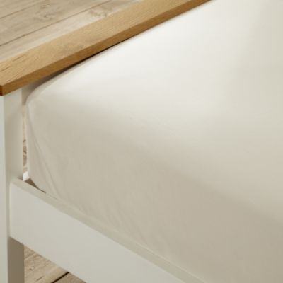 Home Collection 200 Thread Count Cream Flat Sheet