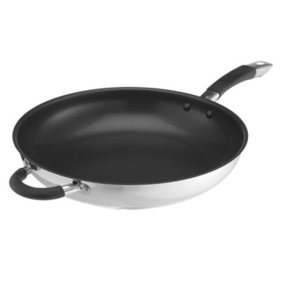 Sainsbury's Stainless Steel 32cm Frying Pan