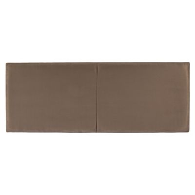 Airsprung Split Chocolate Faux Suede Kingsize Headboard