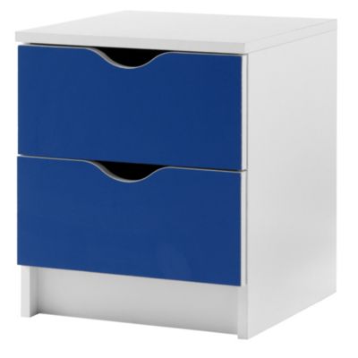 Aston Blue Bedside Cabinet
