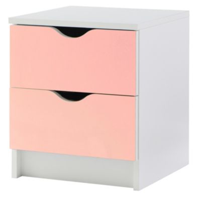 Aston Pink Bedside Cabinet
