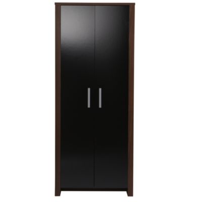 Tivoli Black High Gloss 2-door Wardrobe