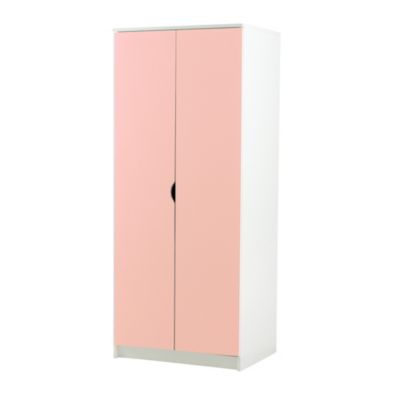 Aston Pink 2-door Wardrobe