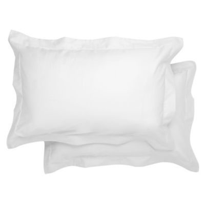 Home Collection 200 Thread Count White Oxford Pillowcase Pair
