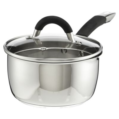 Sainsbury's Stainless Steel 18cm Saucepan