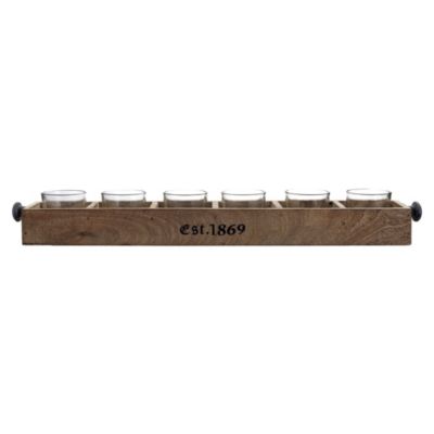Tu Wooden Candle Holder