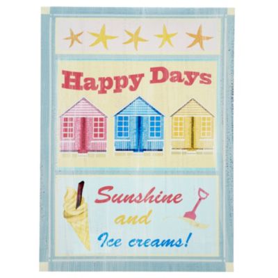 Summer Sundae Happy Days Wall Art 44x33cm