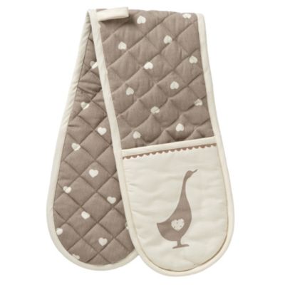 Sainsbury's Neutral Country Duck Double Oven Glove