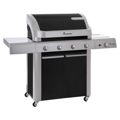 Landmann 4-burner Black Cronos Barbecue with Cabinet