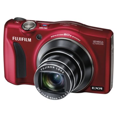 Fujifilm FinePix F800EXR 16 Megapixel 20x Zoom Red Advanced Compact Digital Camera