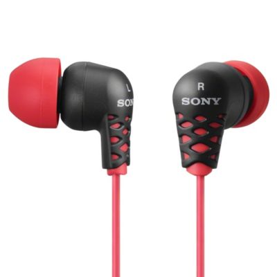 Sony EX37 Red In-ear Headphones