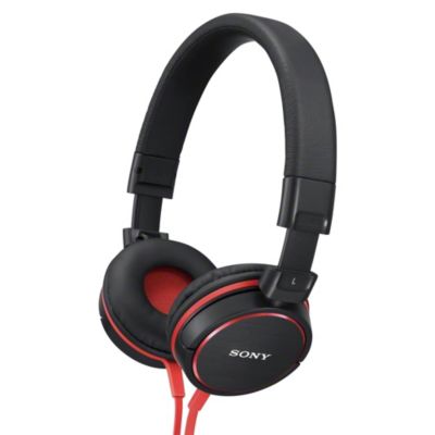 Sony ZX600 Red Overhead Headphones