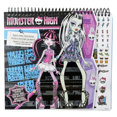 Monster High Make-up Design Sketch Portfolio