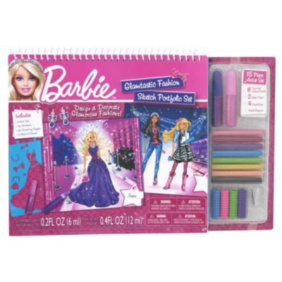 Barbie Glam Portfolio Glitter Set