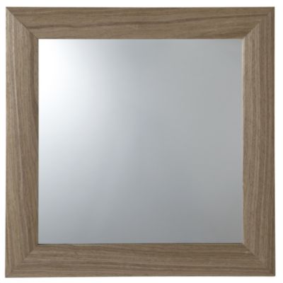 Mirror with Dark Wood Frame 50x50cm