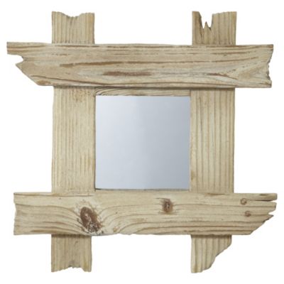 Drift Wood Mirror 35x35