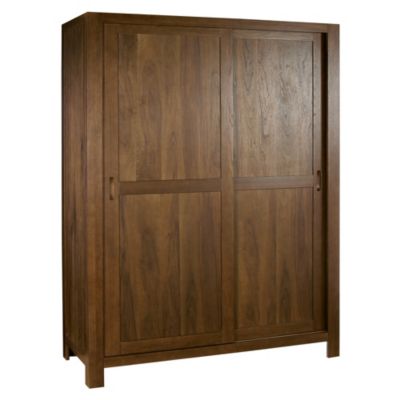 Hatfield Walnut Veneer Large Sliding Door Wardrobe