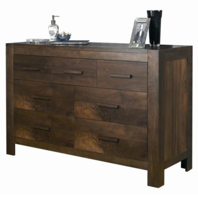 Hatfield Walnut Veneer 3+4 Drawer Chest of Drawers