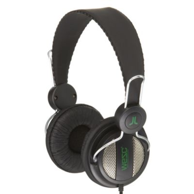 WeSC Oboe Black and Green Headphones