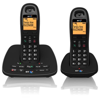 BT1500 Twin DECT Cordless Phone with Answering Machine
