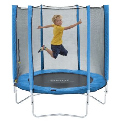 Plum Junior Blue Trampoline and Enclosure
