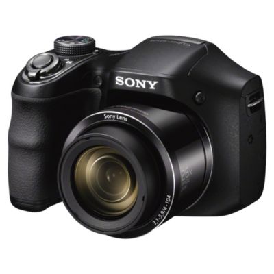 Sony DSCH200 20 Megapixel 26x Zoom Black Digital Bridge Camera