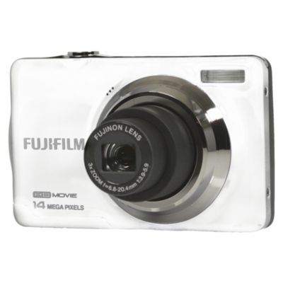 Fujifilm JV500 14 Megapixel 3x Zoom White Digital Compact Camera