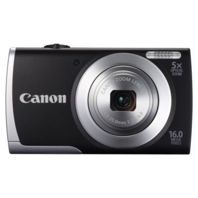 Canon A2500 16 Megapixel 5x Zoom Black Compact Digital Camera